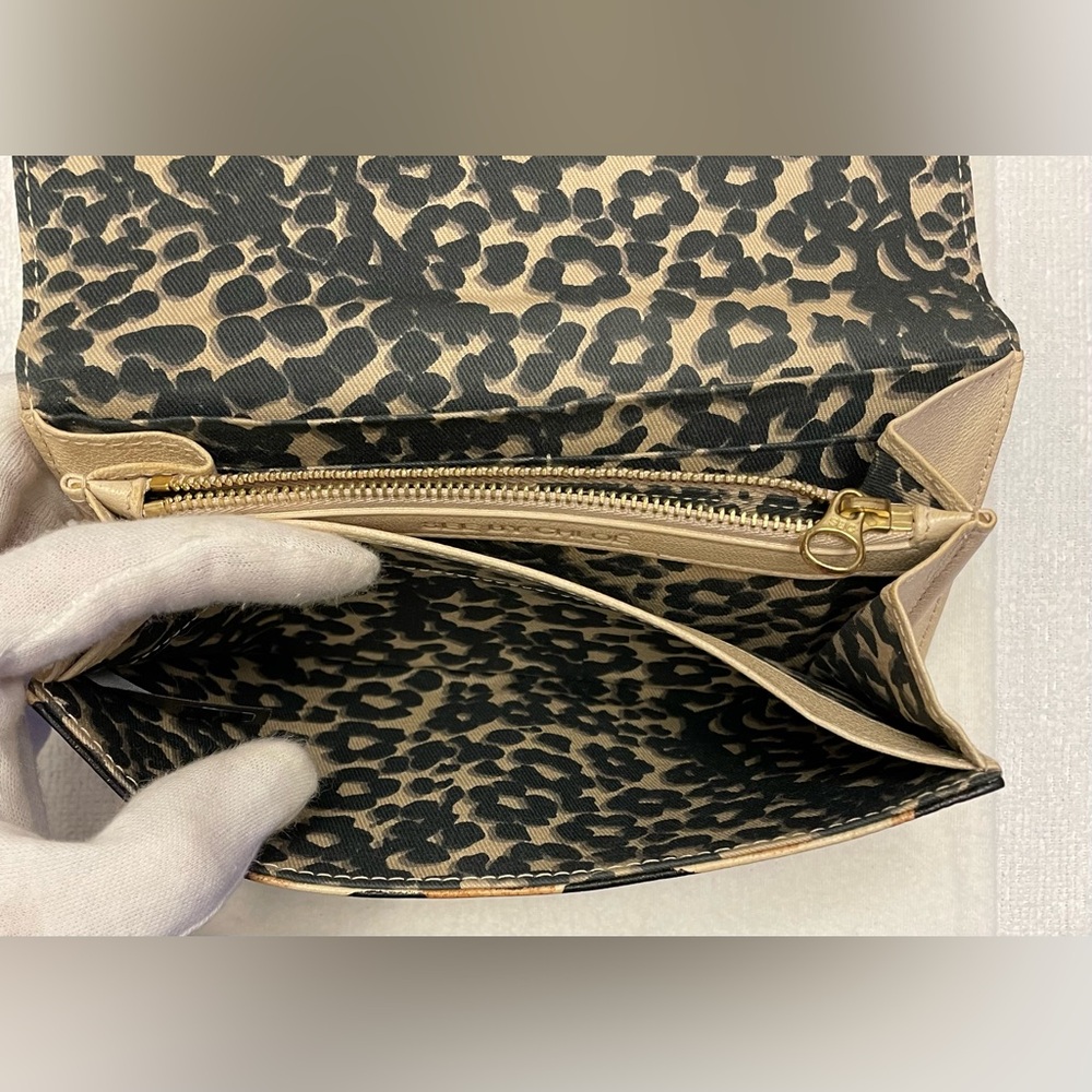 “See By Chloe” Authentic Vintage Leopard Print Long Wallet - Picture 13 of 16